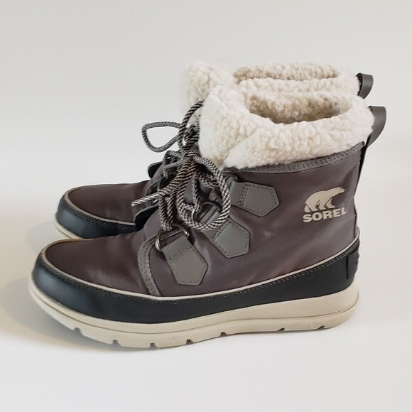Sorel Explorer Carnival Women's Gray  Boot Size 6 - Picture 1 of 9